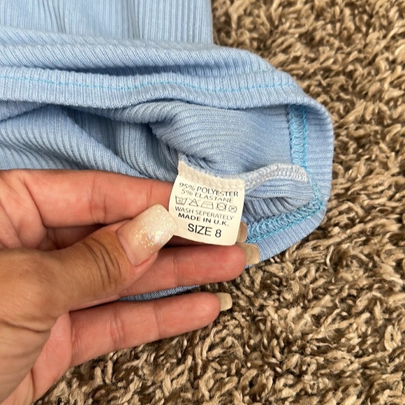 Parisian Blue crop tee - 8 - Picture 5 of 5